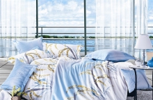 Комплект сатинового постельного белья Орландо II размер Евро - 1
