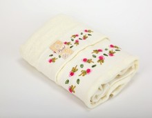 Комплект полотенец Роза (белый)