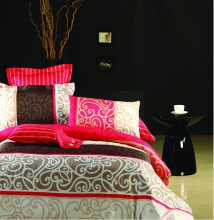 Комплект сатинового постельного белья Вегас арт. YН-896622 размер Евро