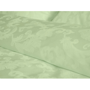 Комплект сатинового постельного белья Узоры размер семейный - 1